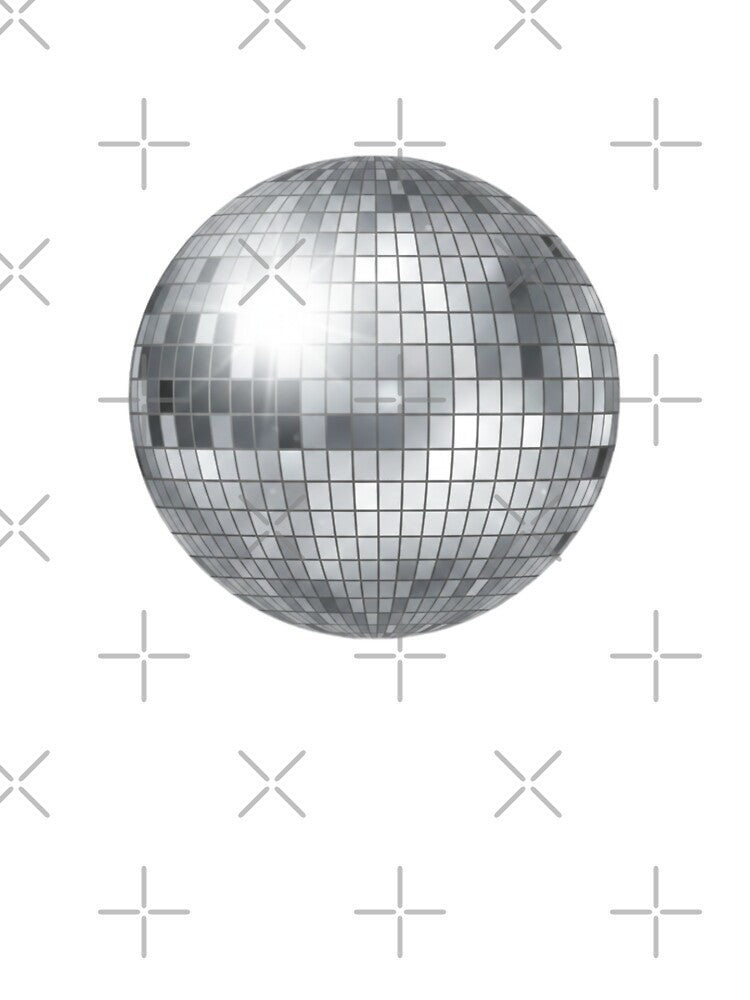 Retro Disco Ball Mirrorball by Pattern Unhinged