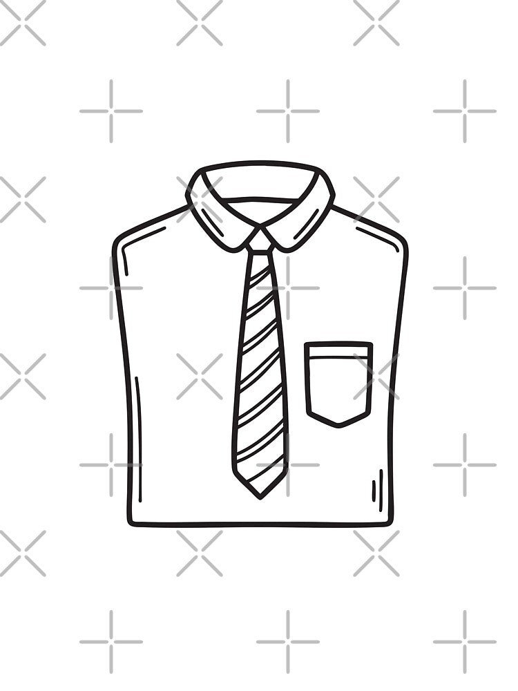 A tie and shirt lied on top a bed by rasagamastore