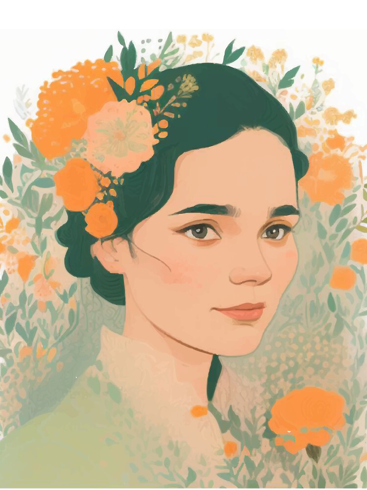 a pretty girl 1st version by Expressartzone