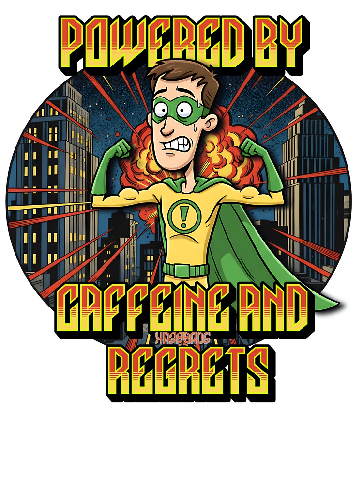 Powered by Caffeine and Regrets | Beak Bros Coffee Gym Edition by BeakBros