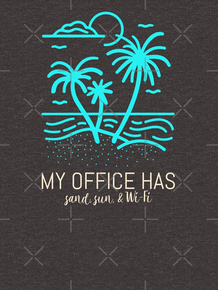 My Office Has Sand, Sun, & Wi-Fi Destination Wedding Planner by HeavenlyHuesStudio