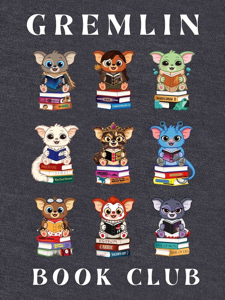 White Text 2026 Gremlin Book Club Collage by ChollaGirl