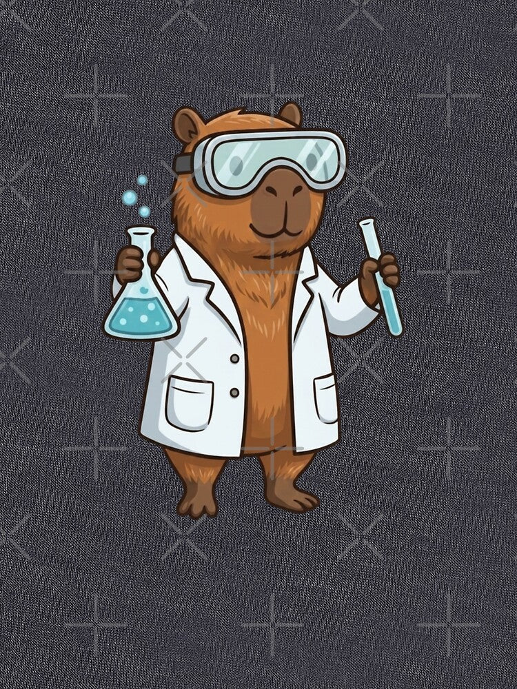 School Capybara Scientist by Ivy-Triggs