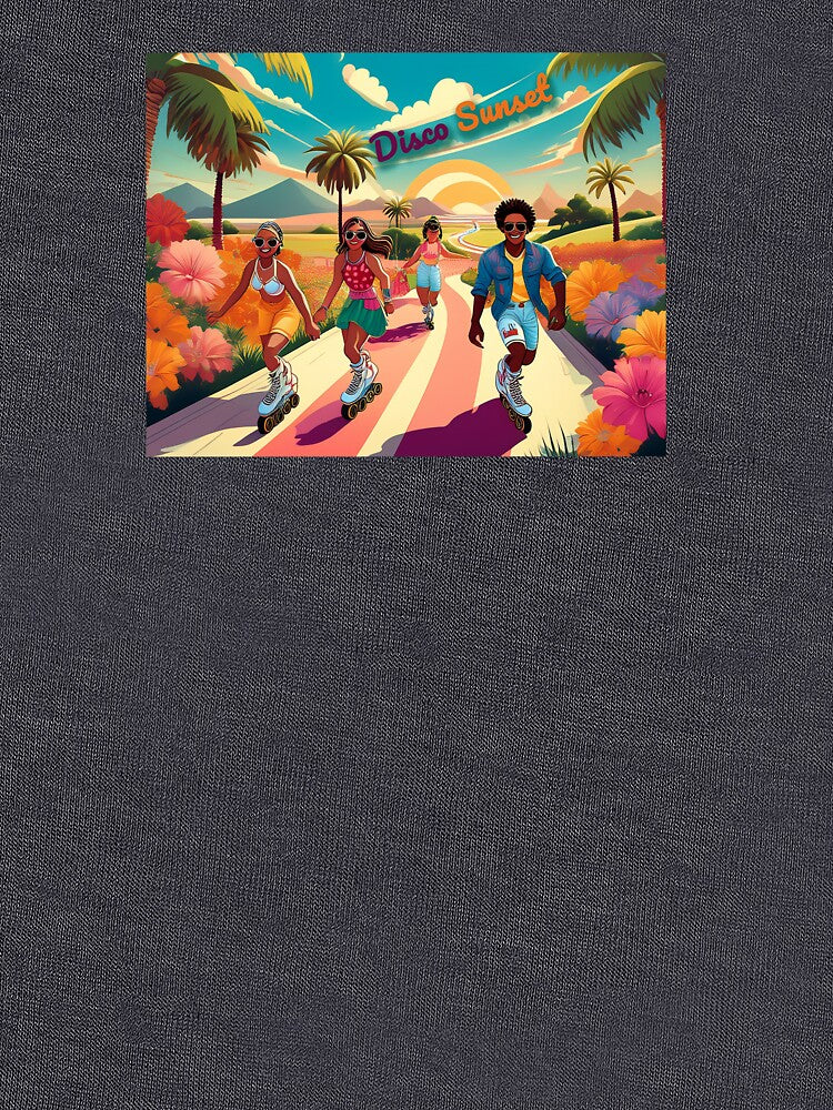 Disco Sunset – Vintage Roller Skating under the Palms by JOUNO
