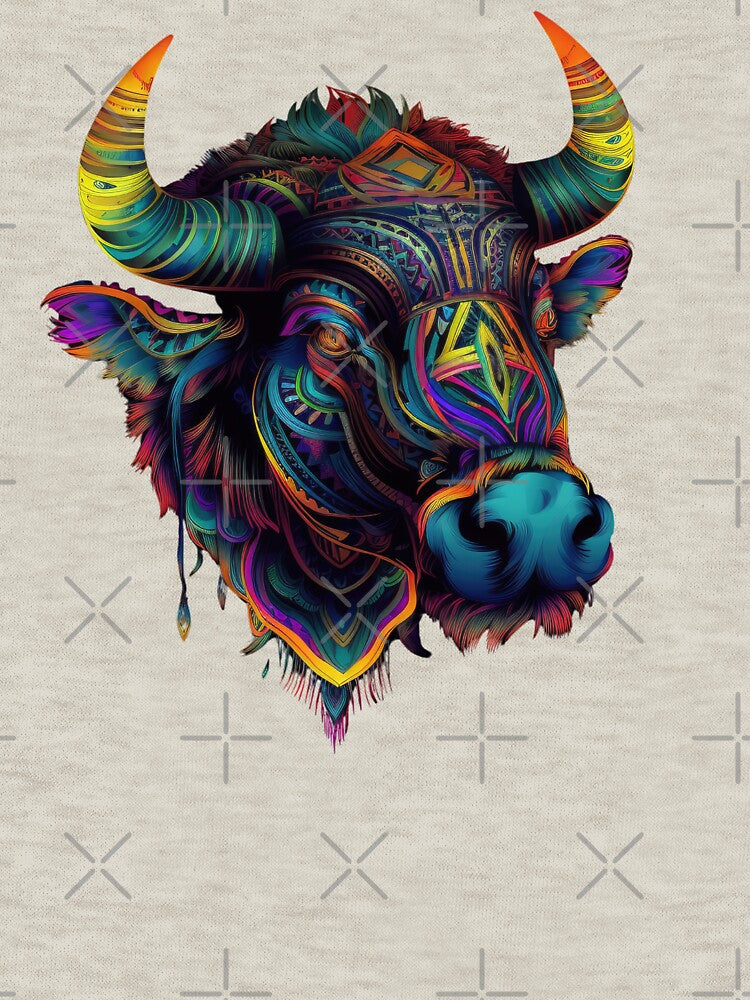 Bison Popart 4 by Toms Tee