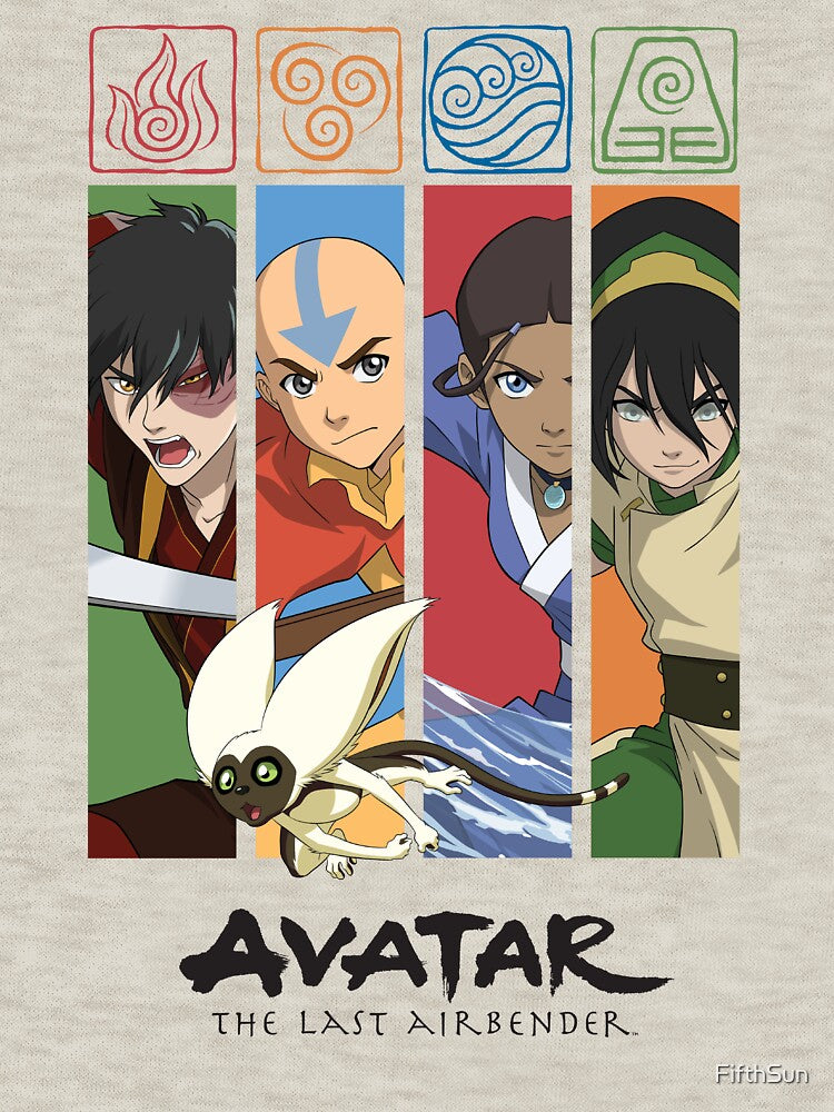 Avatar: The Last Airbender Group Character Panels by FifthSun