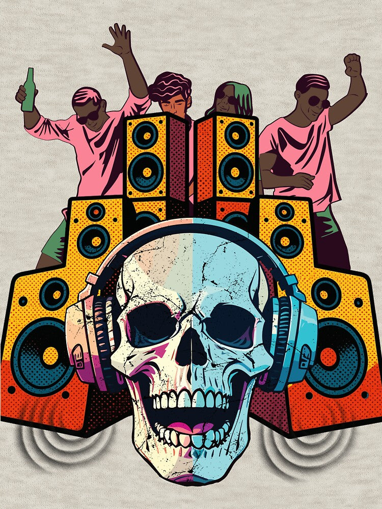 ‏DJ Skull Bass Party – Neon Music Speaker by eventdesign77