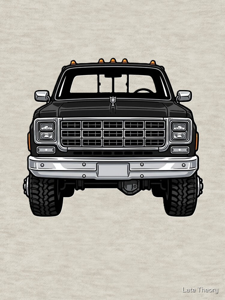 Matte Black Heavy Duty American Pickup Truck by Late Theory