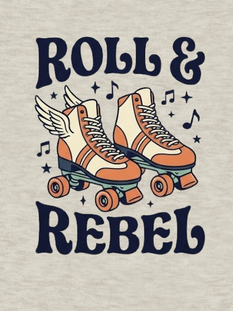 Retro Roll & Rebel Winged Roller Skates Design by PACS0011