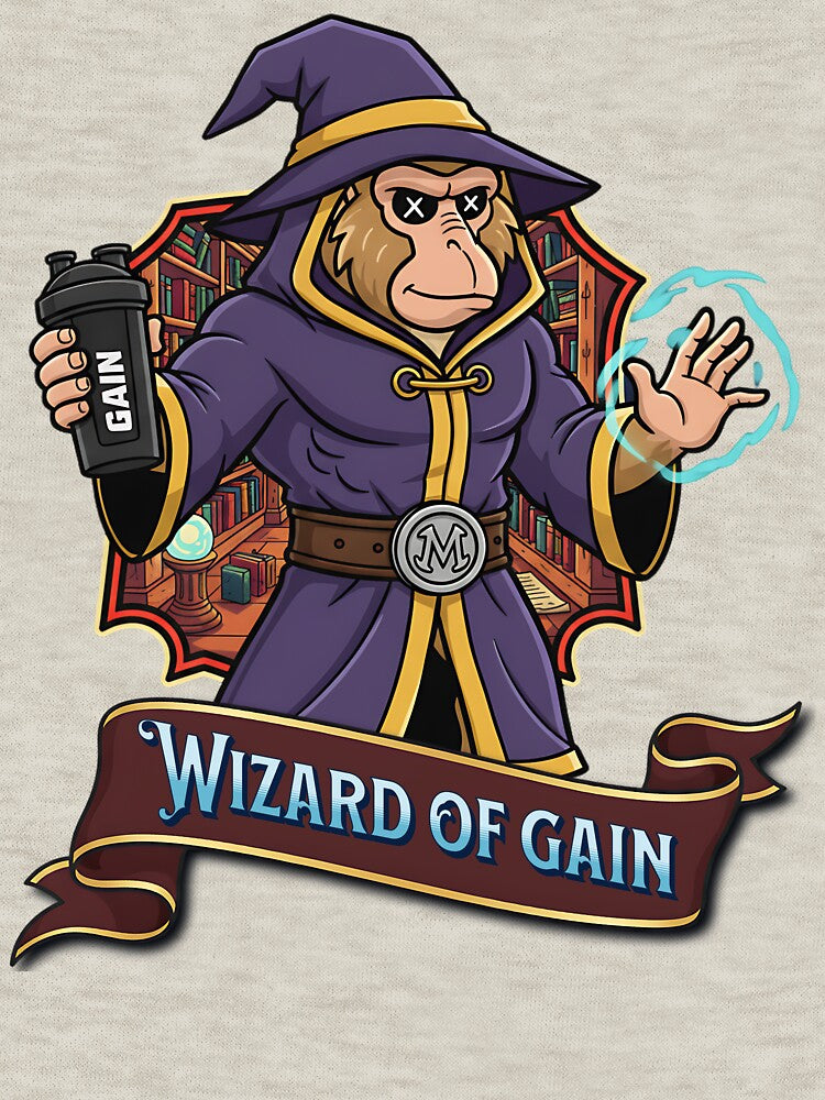 Wizard of Gain | Beak Bros Gym Fantasy Collection by BeakBros