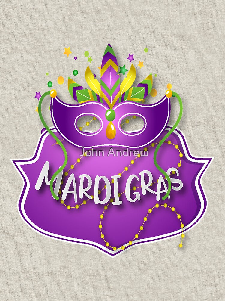 Mardi Gras Magnet Sticker by John Andrew