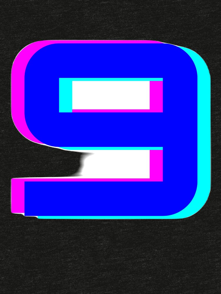 Number 9 / number nine suitable for training by Constructive27