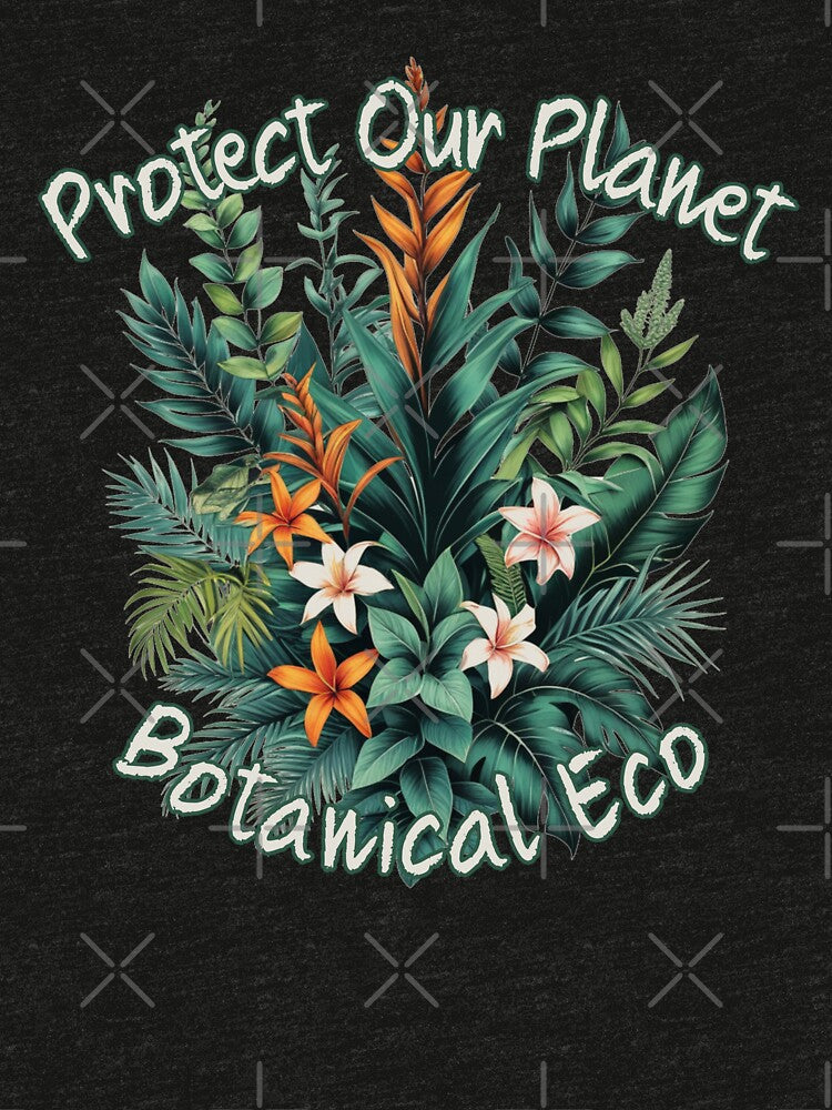 Protect Our Planet” – Botanical Eco Art by Migiteart
