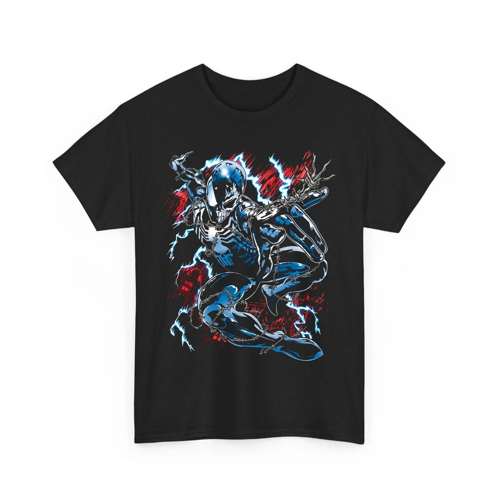 Dark Monster Lightning Barbed Wire Gothic Comic Hero Tee Tee (1)