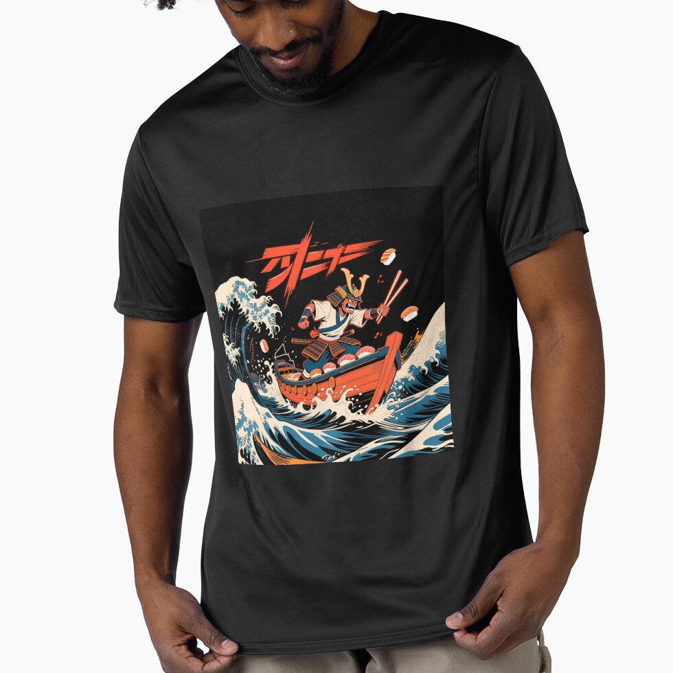 Samurai Sushi Kaiju Japanese Retro by AllGenVibes