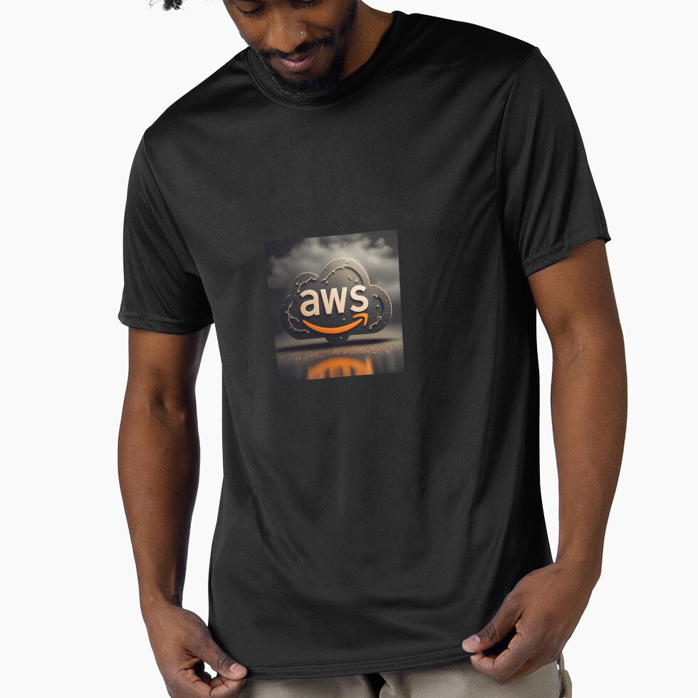 amazon aws cloud logo AI art work by developerfriday