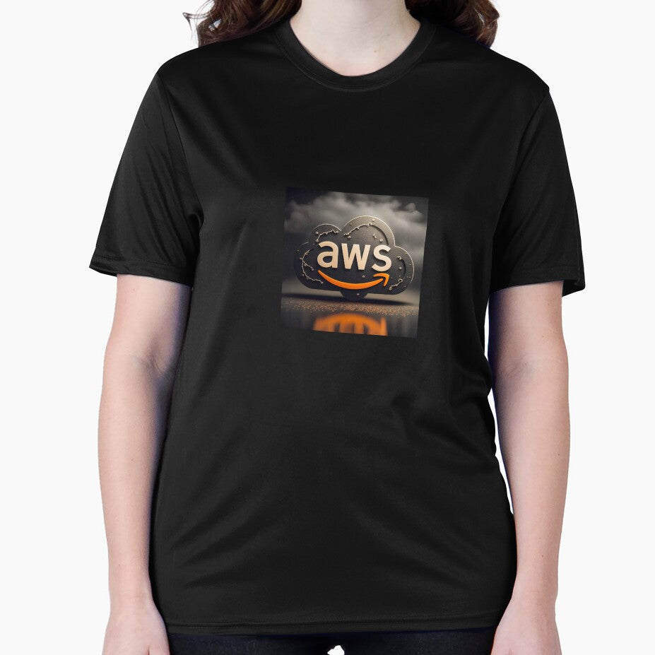 amazon aws cloud logo AI art work by developerfriday