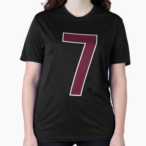 "Number 7 Bold Design - Collegiate Numbers, Varsity Style, Personalized Monogram Art" by artworkathome