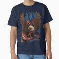 American Eagle and Flag by Brian Allen