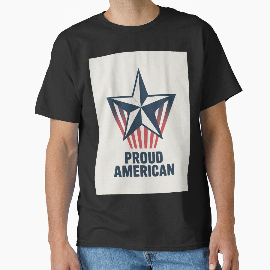 Bold Patriotic Star Crest Emblem by OldGloryForge
