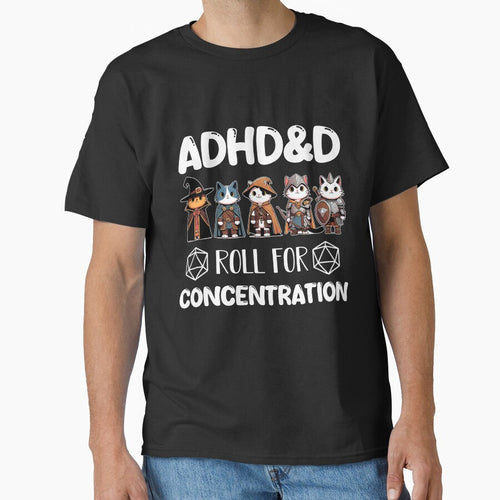 ADHD&D Roll for Concentration White version by PictoParade