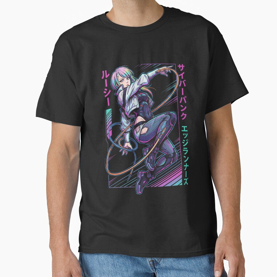 Lucy Cyberpunk Edgerunners Red Purple Eyes Street Samurai Icon by Senpaiwaves