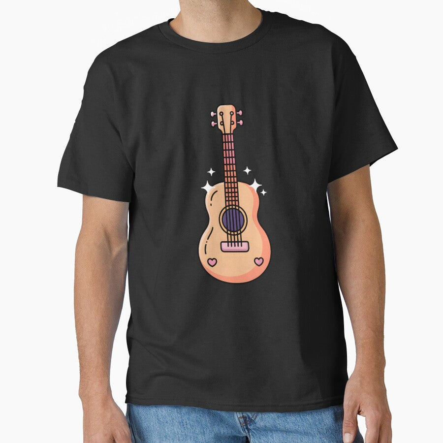 Cute Guitar Kawaii Acoustic Guitar Player Guitarist Girls by clothesy7