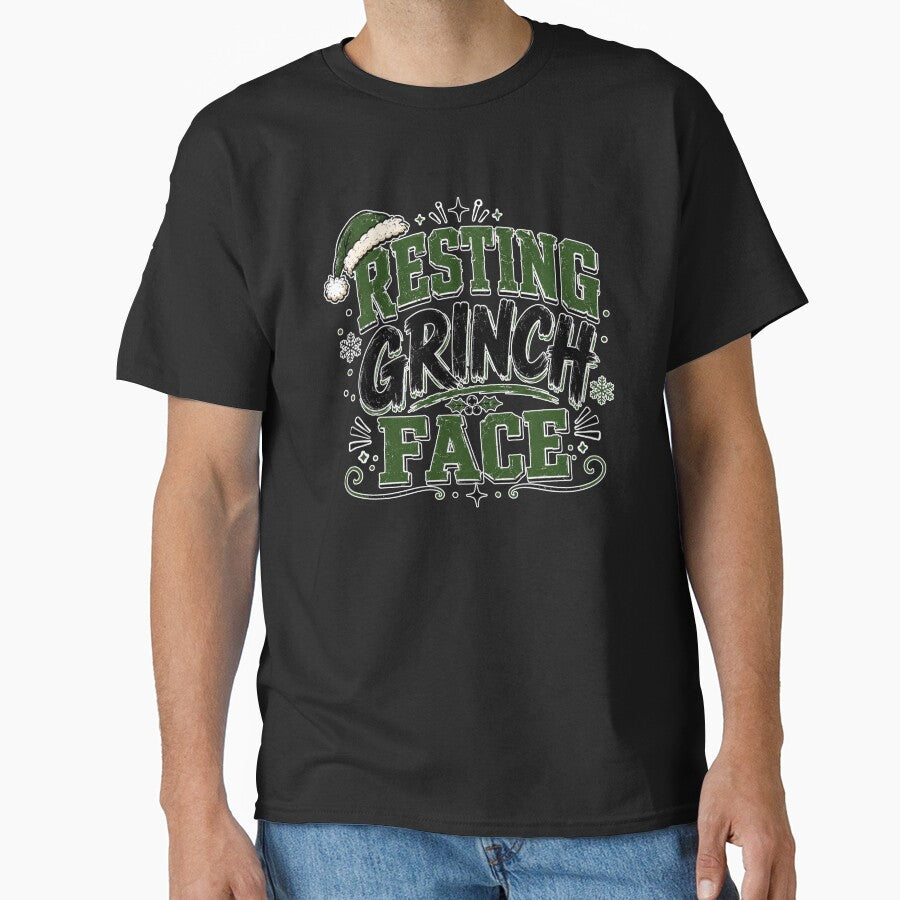 Resting Grinch Face – Funny Christmas Holiday Design by TheStephanieRome
