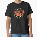 Radiate Positive Vibes – Retro Glow Graphic Design by ArcadiaSilence