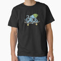 Cool Skateboarding Octopus in Beanie – Vintage Ocean Street Style T-Shirts by HomeFarShop