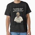 Funny Gym Motivation Meme Gandhi Quote | Small Triceps Workout Humor Shirt by AS94 Creative Designs