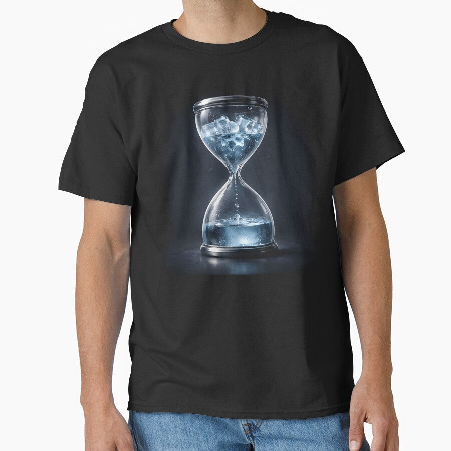 Melting Time – Hourglass Environmental Awareness Graphic by FunkyVista