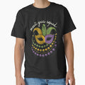 Mardi Gras Squad Mask Beads Celebration Vibes by LuminOrb