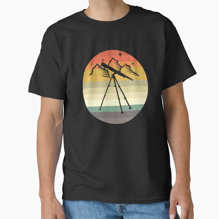 Vintage Stargazing Telescope Astronomy Design by GetGoodFit