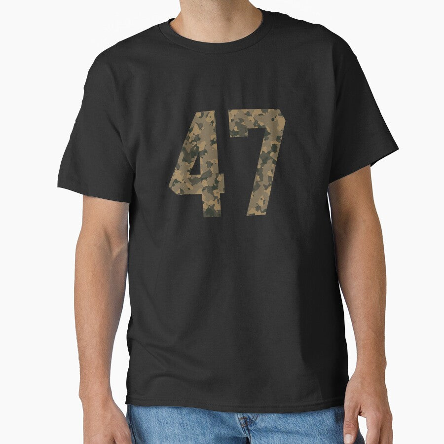 Army Camouflage Number 47 - Sports Numbers by NECHSTORE