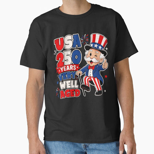 250 Years USA - Funny 250th Anniversary America 4th of July by elongatedjazz