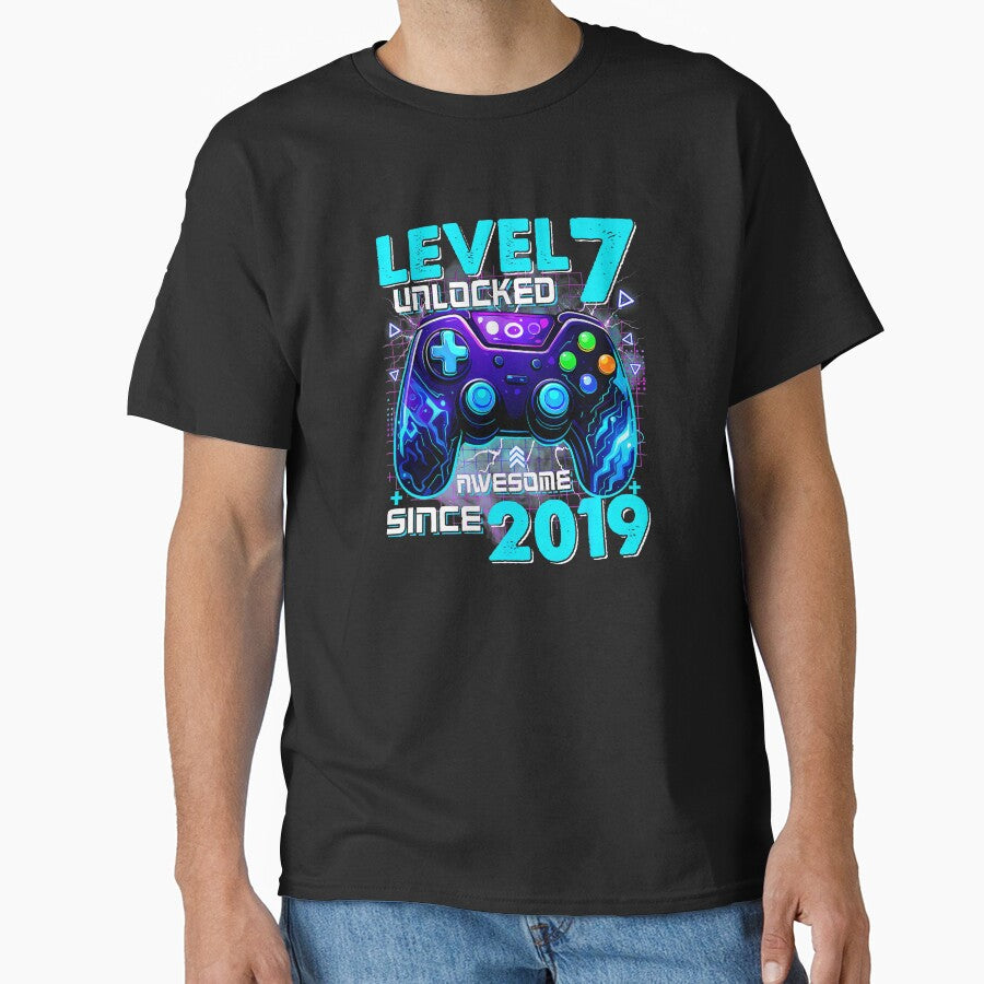 Level 7 Unlocked Gamer Birthday Since 2019 by FGTV2021