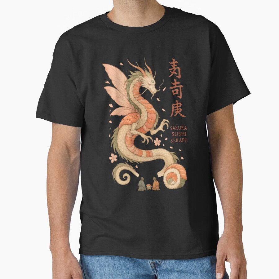 Sakura Sushi Seraph by Snackwear Apparel