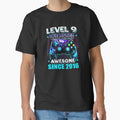 Level 9 Unlocked Awesome Since 2016 Gaming Birthday by FGTV2021