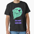 Do Not Disturb Otterly Unbothered Neon Art by InkmotiveStudio