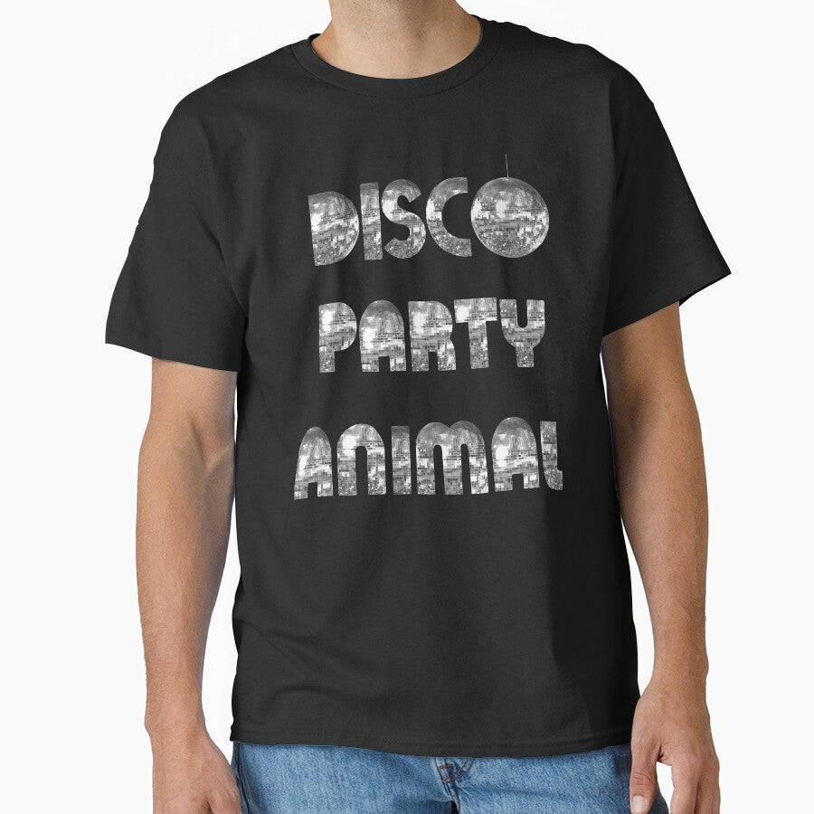 Disco Party Animal 1970s Silver by Deborah Camp