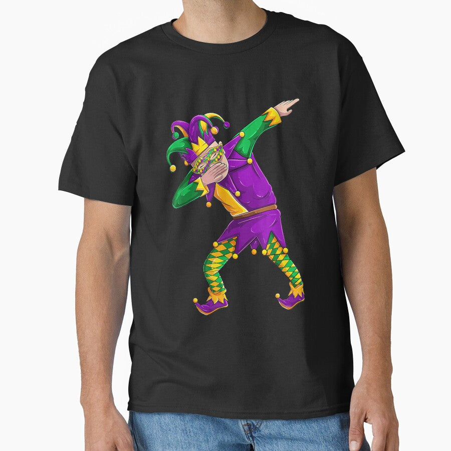 Dabbing Dab Jester Mardi Gras Mask Outfit, Men Kids Boys by Lynette1241