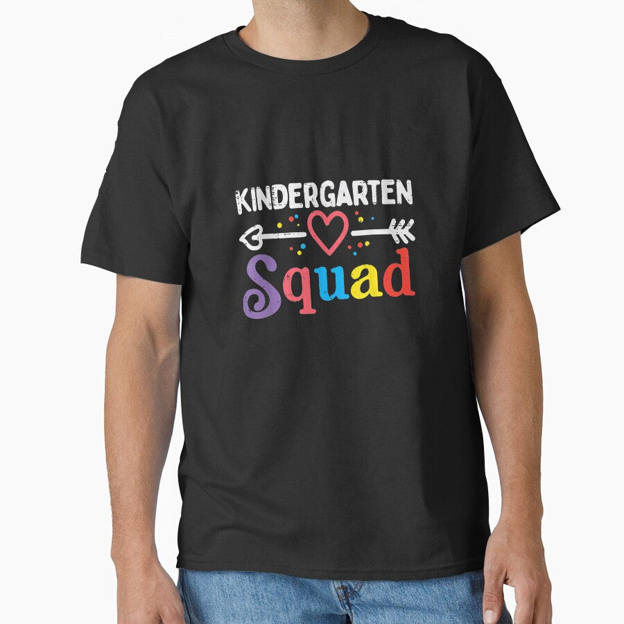 Kindergarten Squad Kinder Back To School Boys Girl Teacher by TanyahLes