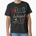Hello School - Funny Vintage Dinosaur Teacher Students Gift by r-silver