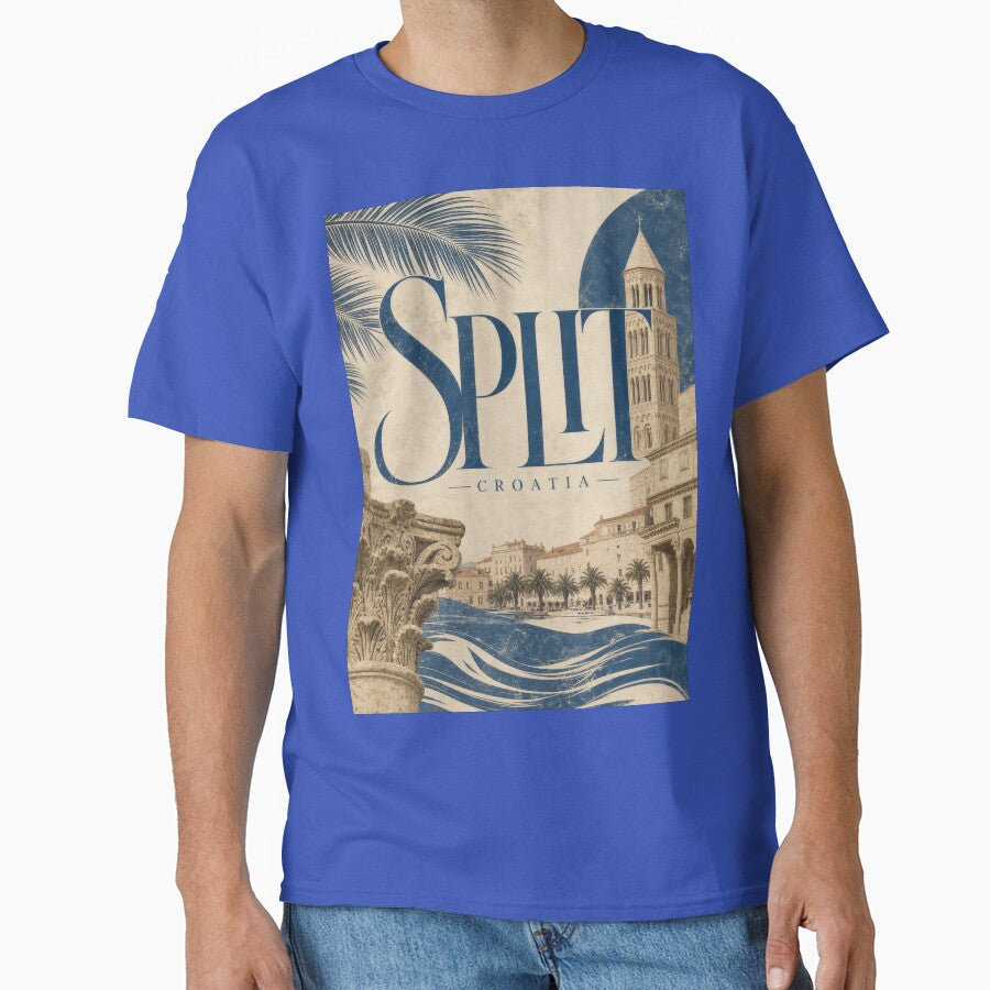 Split – Elegant Adriatic Typography Poster by Klysztof