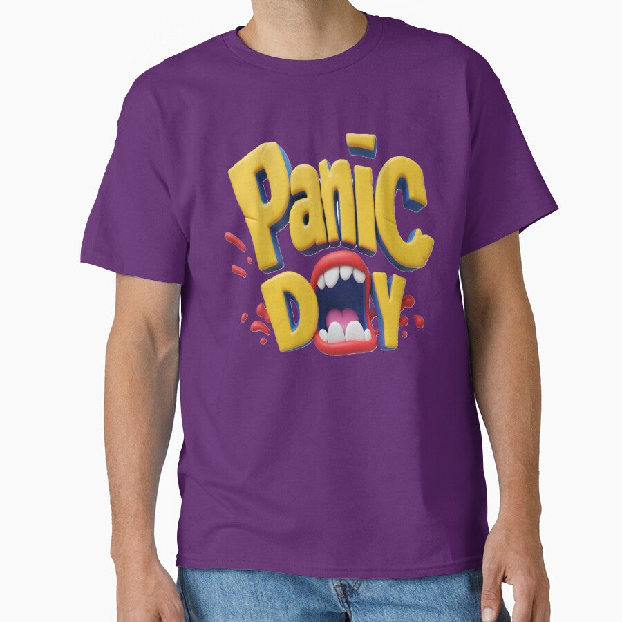 panic day scream colorful typographic scream design by SmashingDeals
