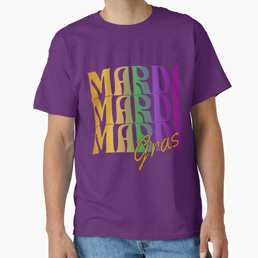 Retro Mardi Gras Carnival 2024 in New Orleans, Louisiana by MorningTeeNmore