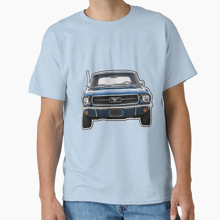 Classic Dark Blue Ford Mustang by Late Theory