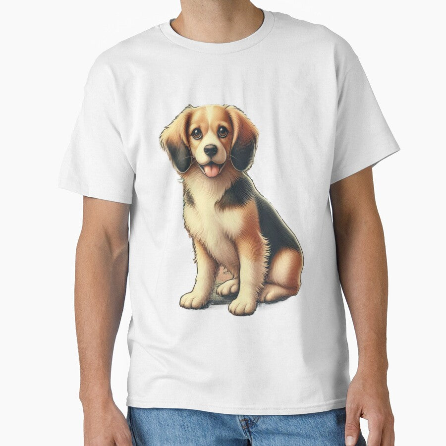 Vintage dog by Kezzsel Designs