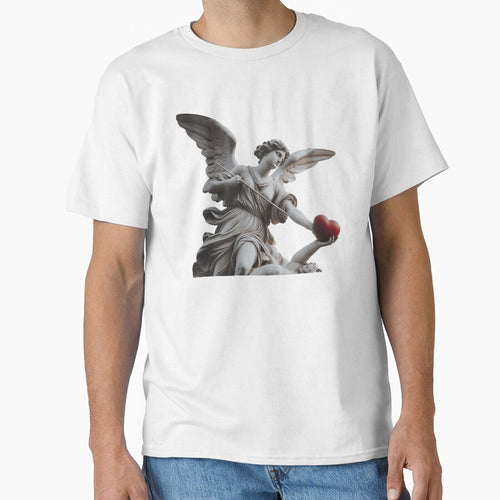 aesthetic greek angel statue with heart- valentines day by JK-motivation